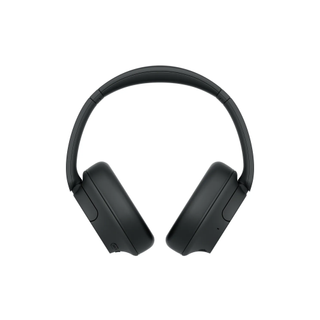 A pair of black Sony WH-CH720N over-ear headphones on white background