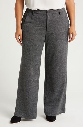 'ab'solution Skyrise Flat Front Wide Leg Pants