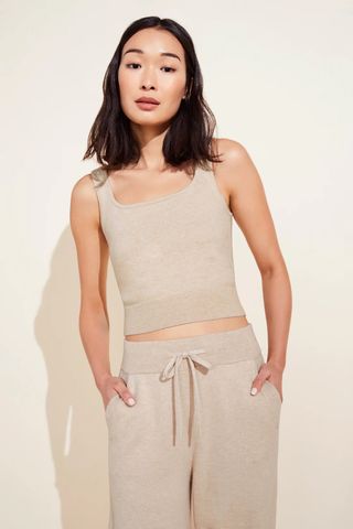 Eberjey Recycled Sweater Cropped Tank