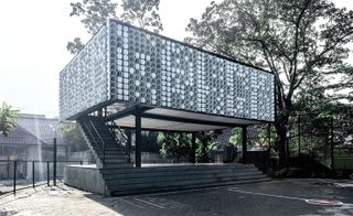 Microlibrary at Taman Bima, Indonesia