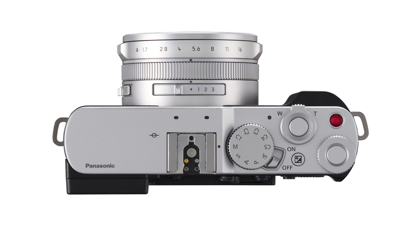 Panasonic Lumix L10 against a white background