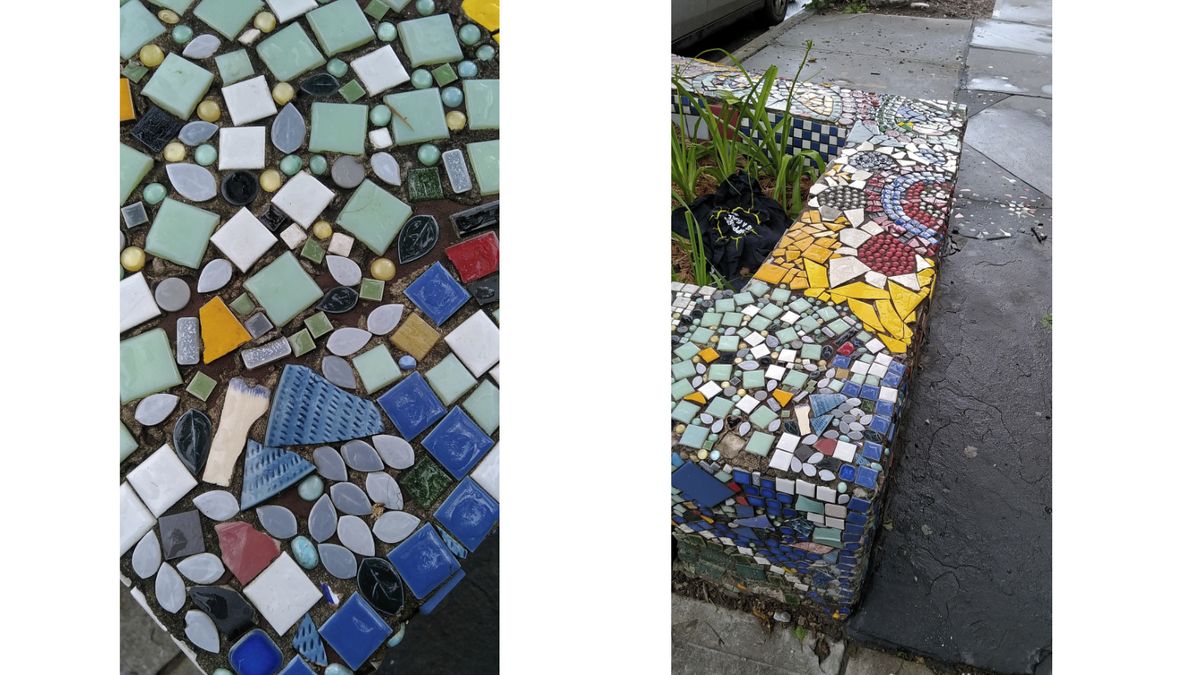A few more pictures of colored tile. This phone handles contrast like a champ