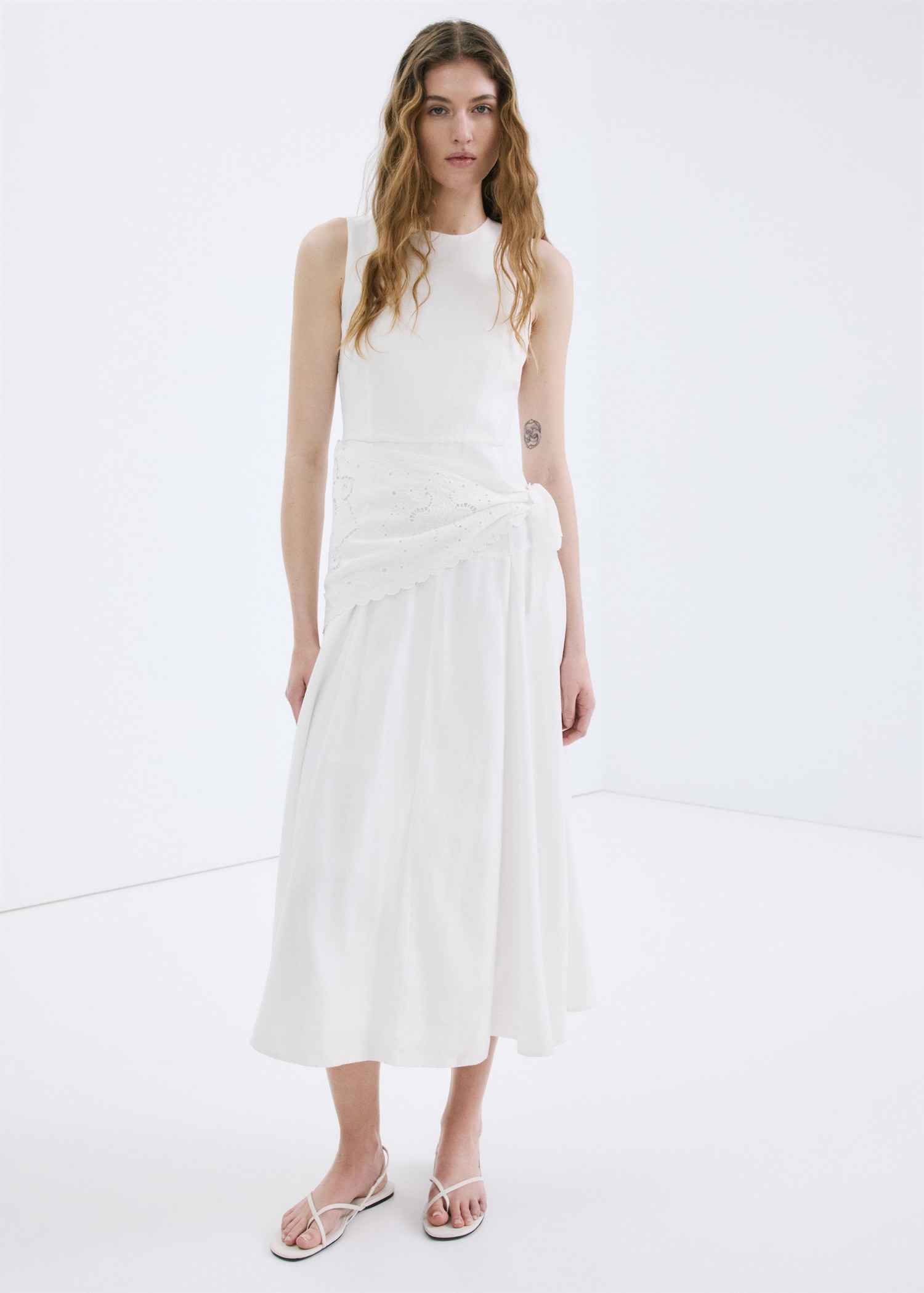 Handkerchief A-Line Dress - Women | Mango United Kingdom