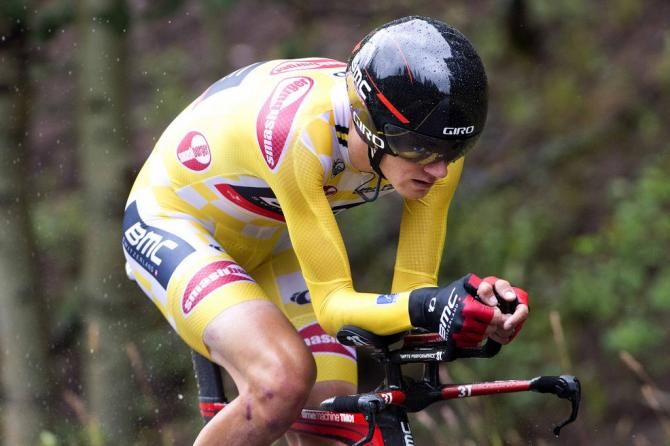 Tejay van Garderen (BMC) in the yellow jersey