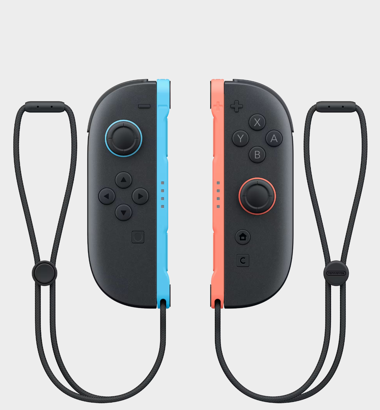 Nintendo Switch 2 Joy-Cons on a plain background
