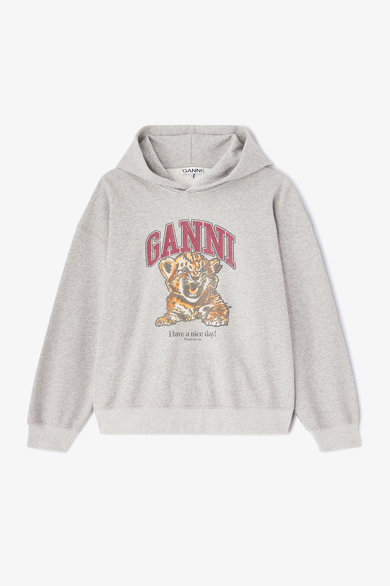 Grey Tiger Hoodie