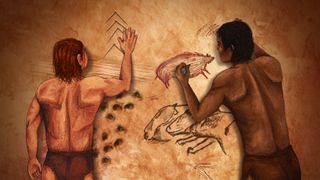 New archaeological discoveries suggest our extinct human relatives, like Neanderthals may have made primitive forms of art. What does that say about them?