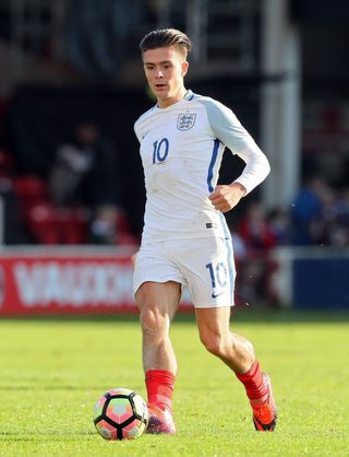 Jack Grealish has represented England at Under-21 level but is yet to be called up into the senior squad.