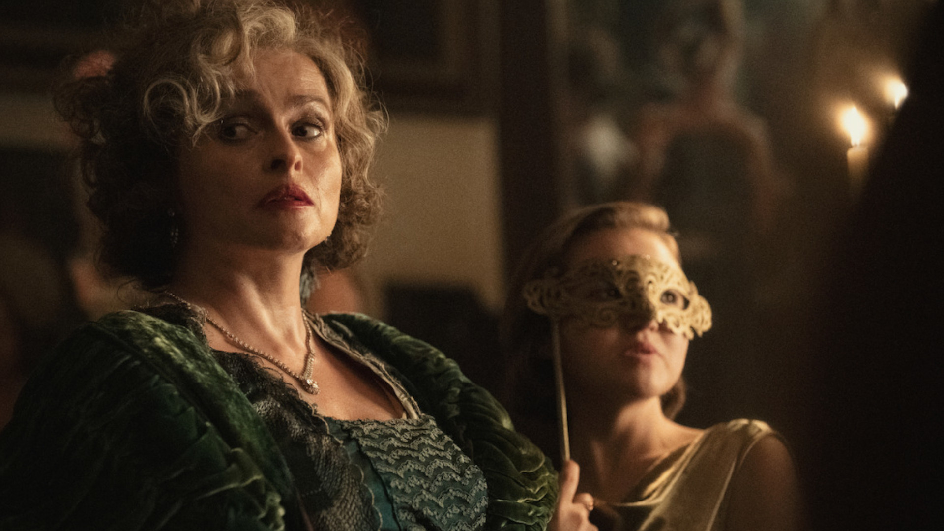 Helena Bonham Carter as Lady Caterham during the new TV show, Agatha Christie's Seven Dials