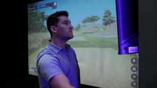 I Played A Professional Golf Event Indoors...Here's How It Went