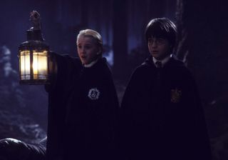 The best Harry Potter movies - Harry and Malfoy in The Sorcerer's Stone. 