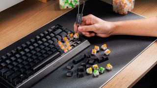 Razer BlackWidow V4 75 barebones gaming keyboard