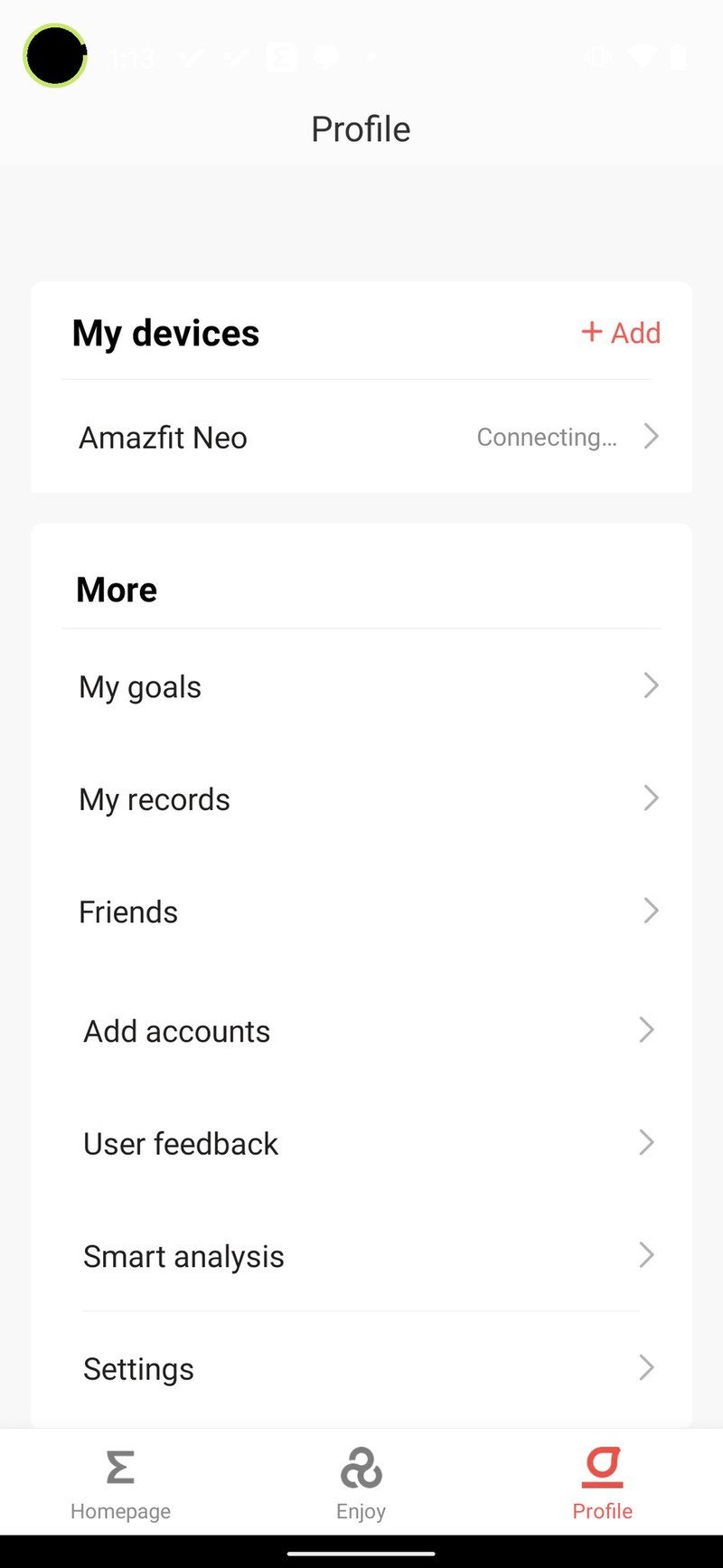Amazfit Zepp Google Fit Step
