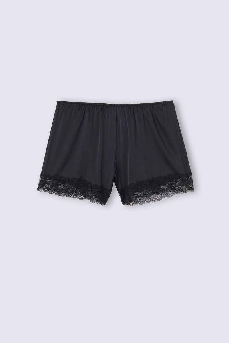 Intimissimi, Lace Trim Silk Shorts