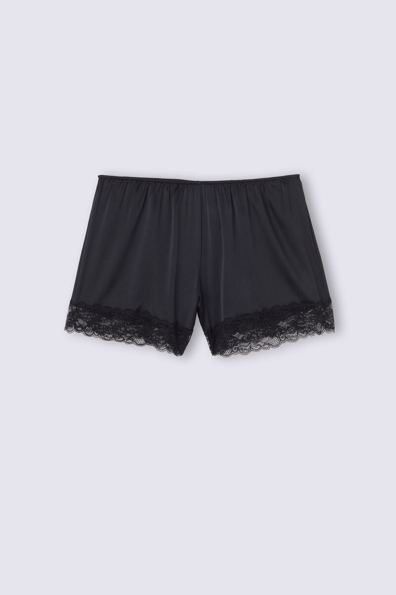 Intimissimi, Lace Trim Silk Shorts
