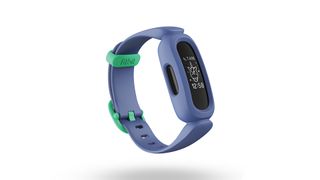Fitbit Ace 3 fitness tracker in cosmic blue and astro green