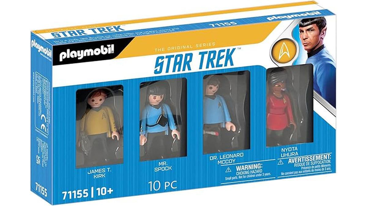 Producto de un set espacial de Playmobil colocado delante de un fondo blanco.