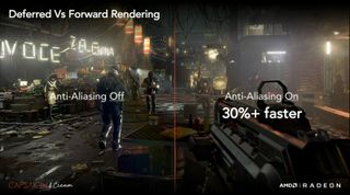 AMD's use of forward rendering in VR illustrated