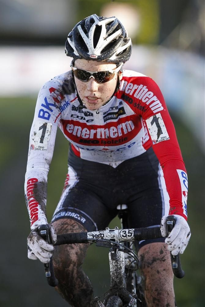 Sanne Cant (Enertherm-BKCP) on her way to a fifth Belgian 'cross title