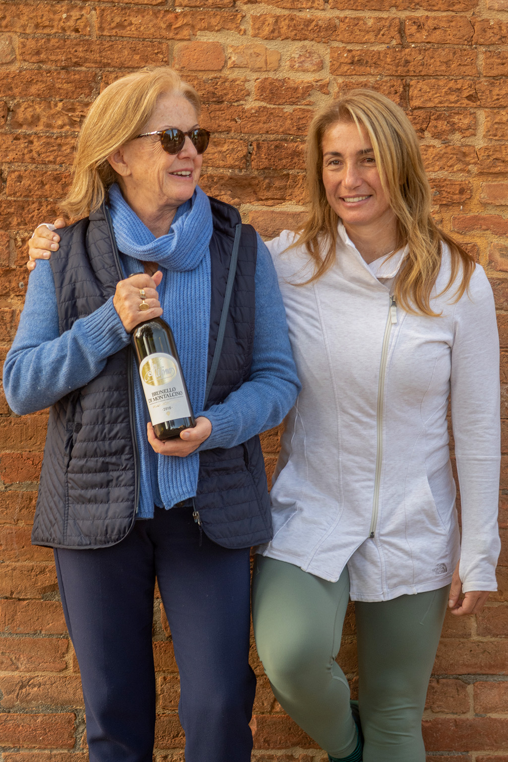 Elisabetta Gnudi with daughter Alessandra Angelini at Altesino
