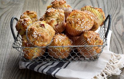 Peach muffins