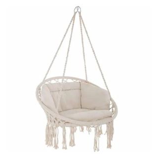 Tectake Hanging Chair Grazia Cream
