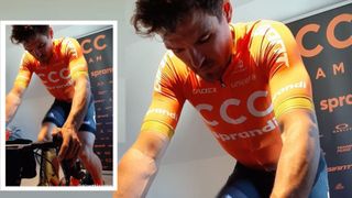 The eventual winner – CCC Team’s Greg Van Avermaet – kept things simple