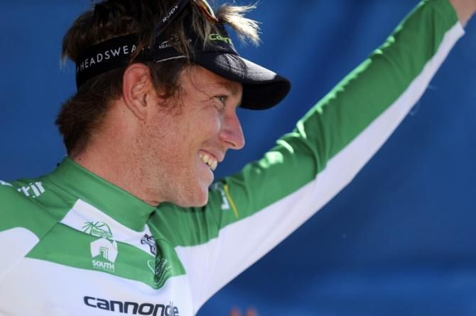 Cameron Wurf (Cannondale) was rewarded for his time in the break today