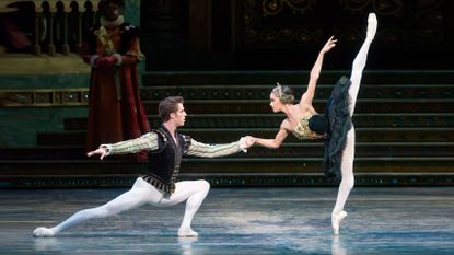 Misty Copeland performing Swan Lake