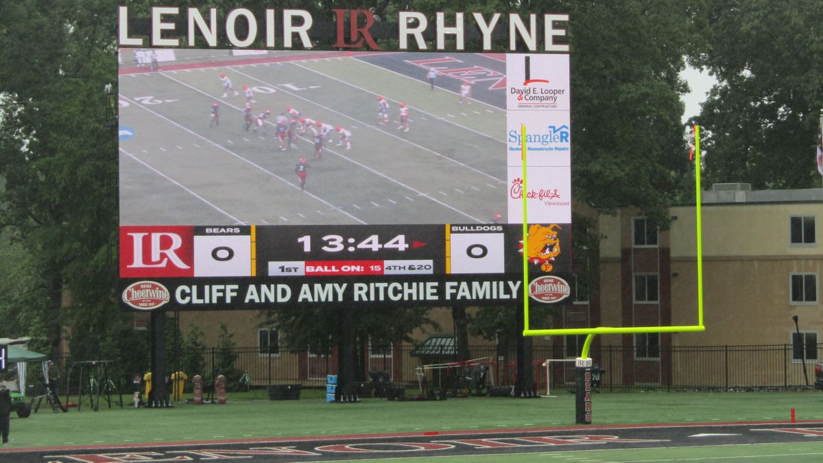 Daktronics video displays enhance the college football experience with vivid colors, stunning detail, and advertising opportunities.