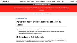 Garmin Updated Statement 3:50PM ET 1/28/25