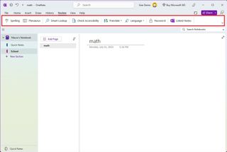 OneNote review