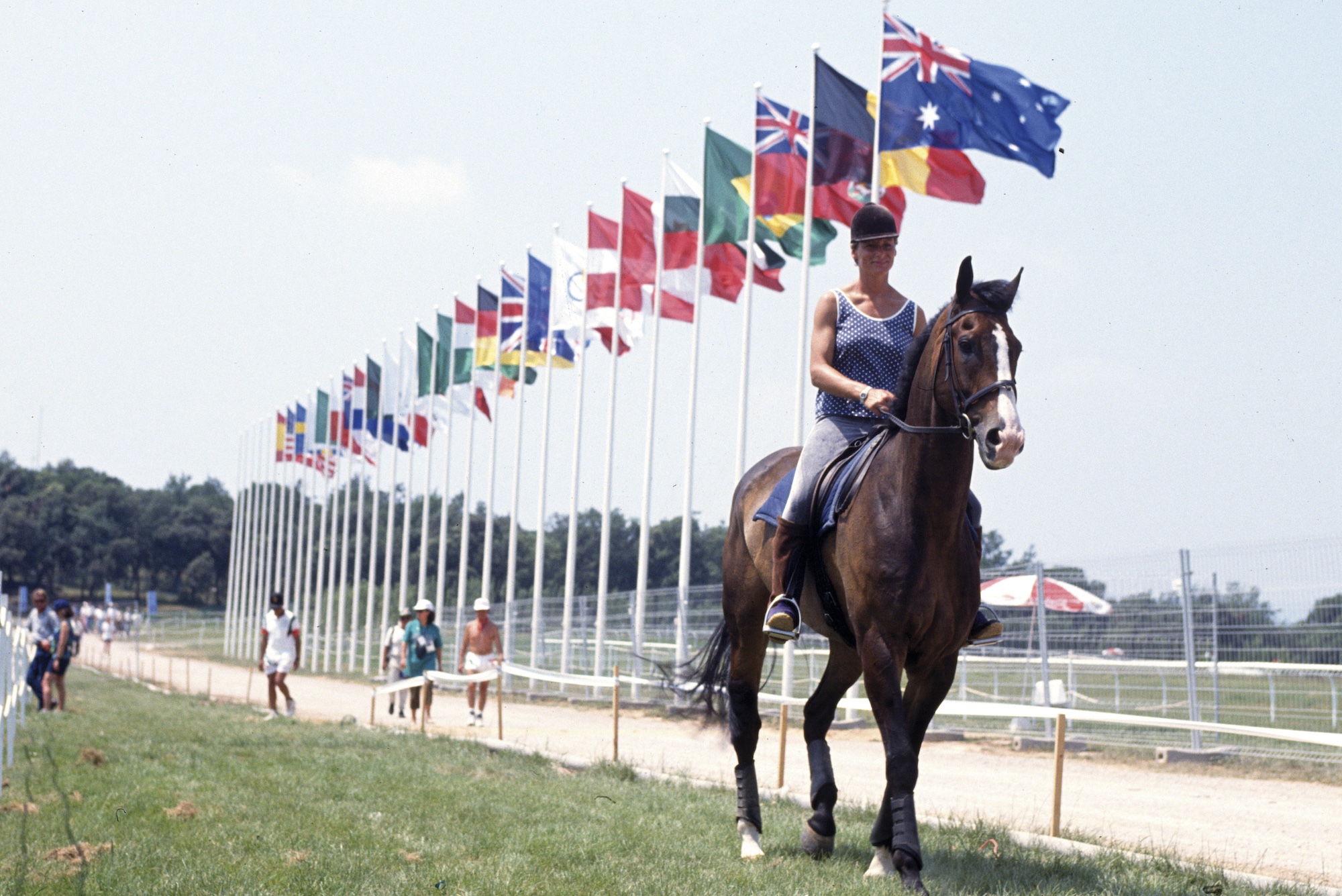 King William and Mary King at Barcelona Olympics 1992