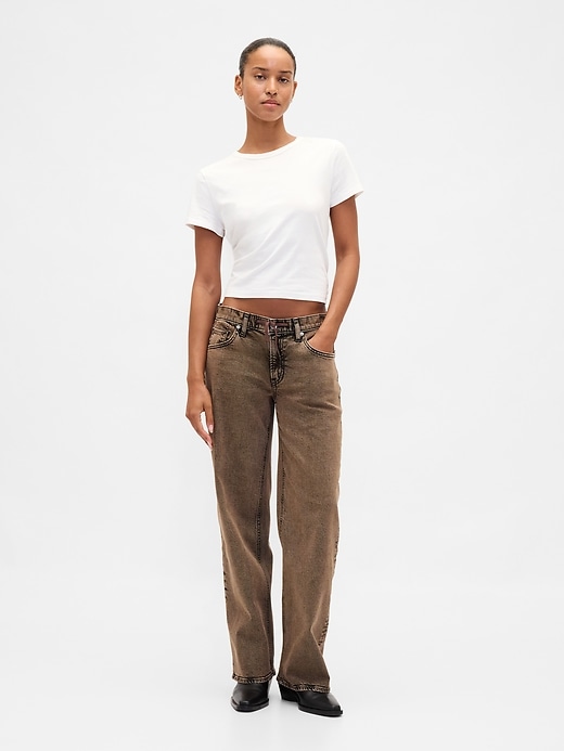 Low Rise &#039;90s Loose Jeans