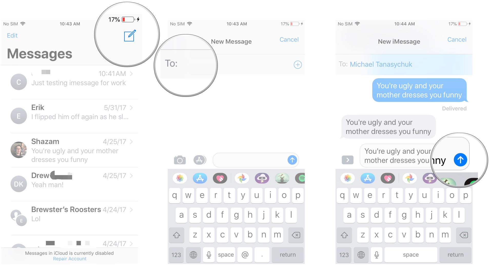 Imessage icloud