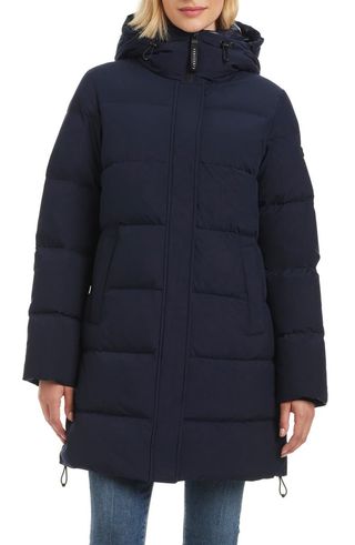 Quilted 700 Fill Power Down Puffer Coat