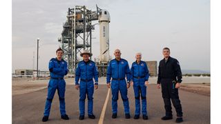 The first crewed suborbital flight of Blue Origin took place in July 2021.