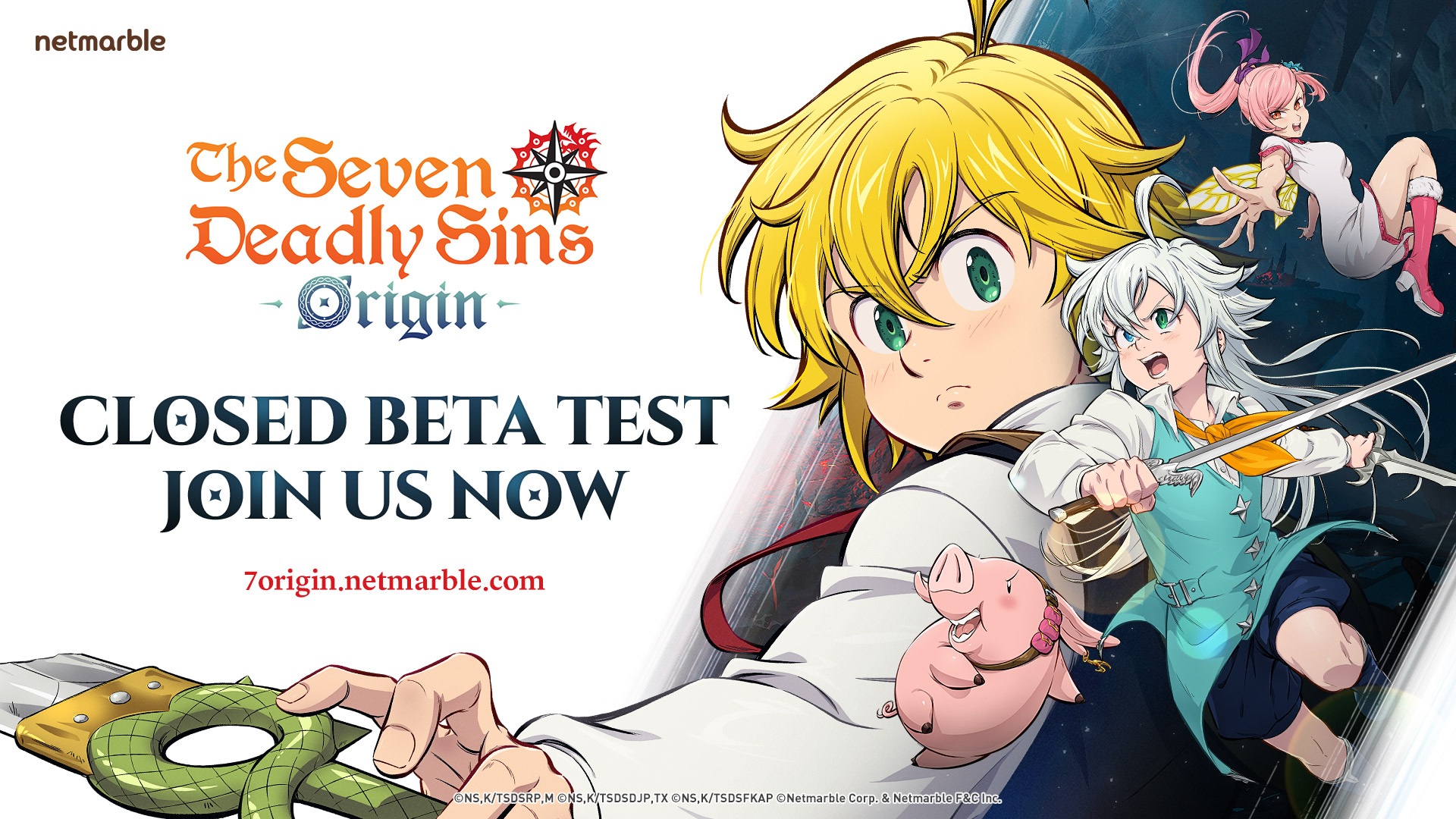 Join the closed beta test for The Seven Deadly Sins Origin