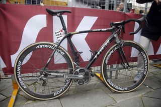 Could this be the 2017 Trek Domane? Given it's currently being raced by Fabian Cancellara, we think so