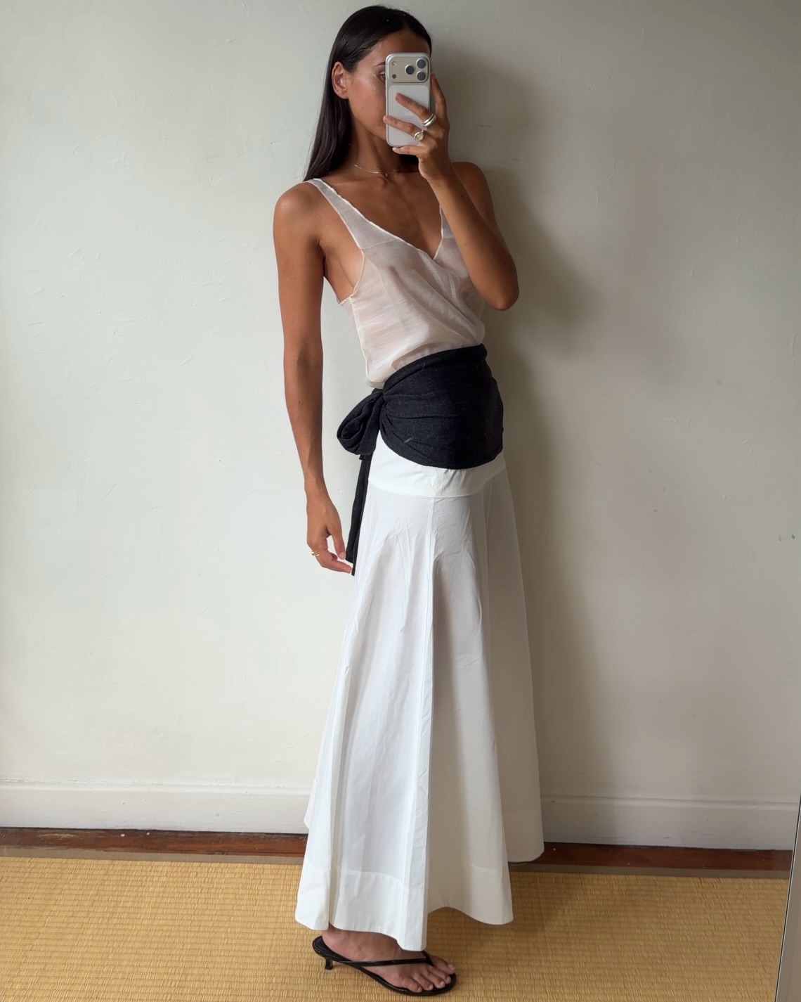 An image of @bellathomas wearing sustainable fashion brand Hai.