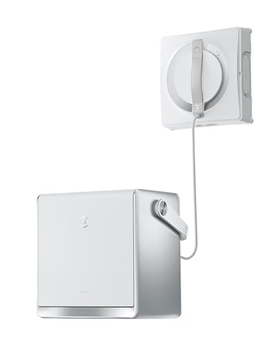Ecovacs W2 Omni Window Cleaning Robot With Multi-Functional Station, Glass Cleaning Robot With 12-Tier Protection System, Industry-Leading Edge Cleaning Mode & 3-Nozzle Spray Atomization Technology