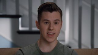 luke dunphy talking into camera on Modern Family