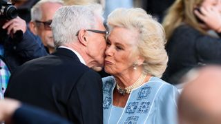Paul O'Grady and Camilla, Duchess of Cornwall attends the 'NHS Heroes Awards' held at the Hilton Park Lane