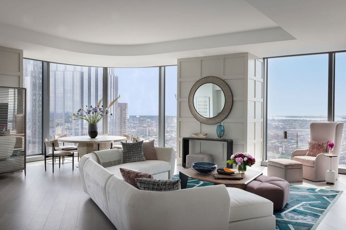 Here's how to go coastal in a smart open-plan city apartment | Homes ...