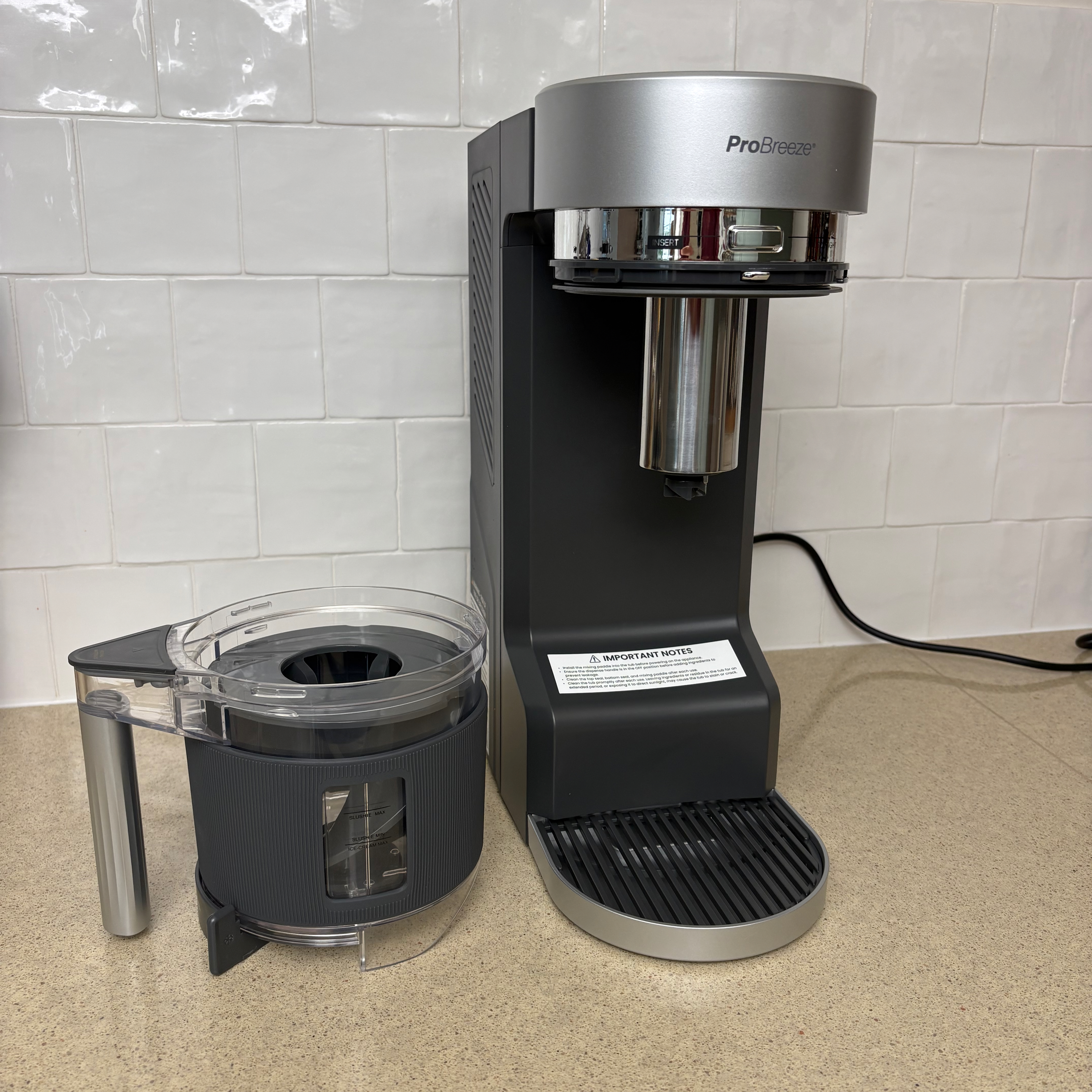 Testing the ProBreeze EasyFreezy ice cream maker