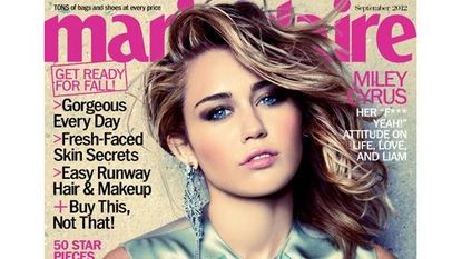 Miley Cyrus on Marie Claire Cover
