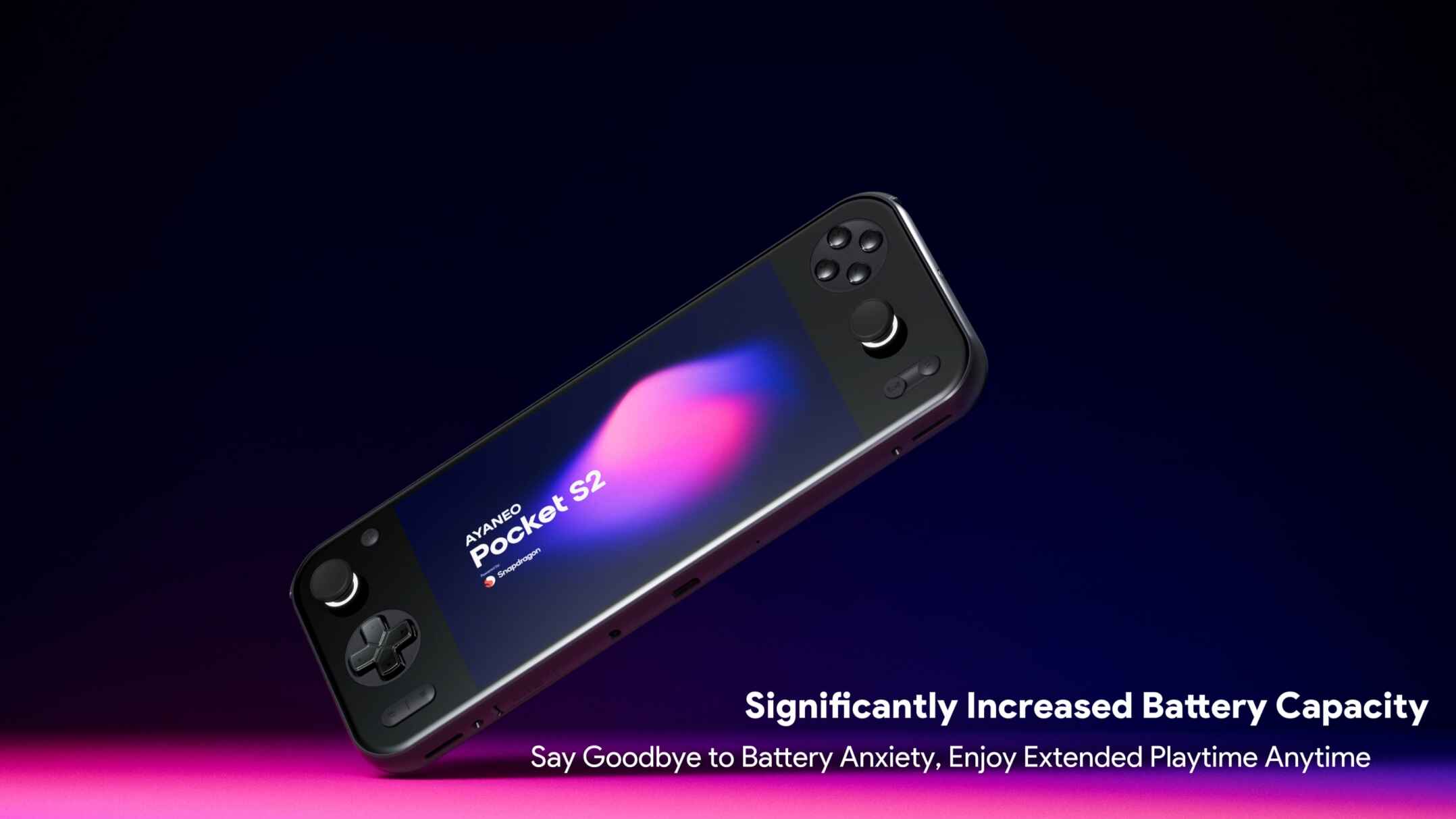 AYANEO Pocket S2 battery promo render