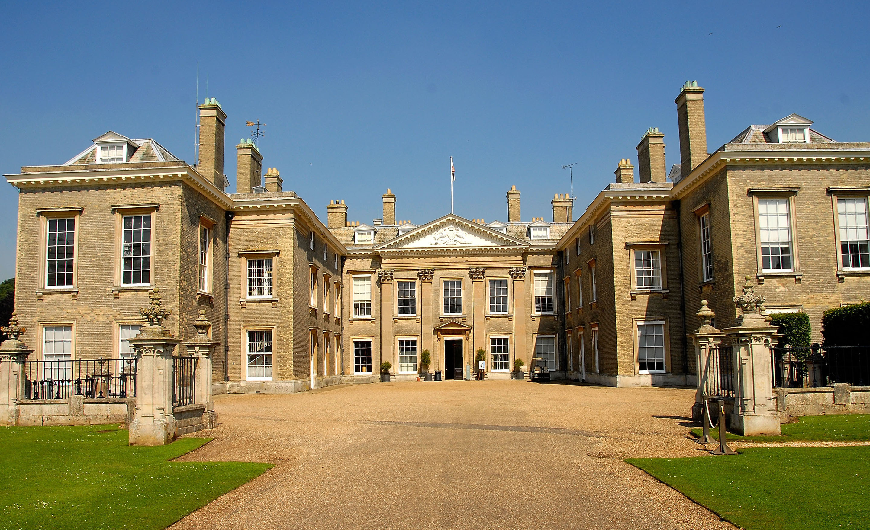 The exterior of Althorp House