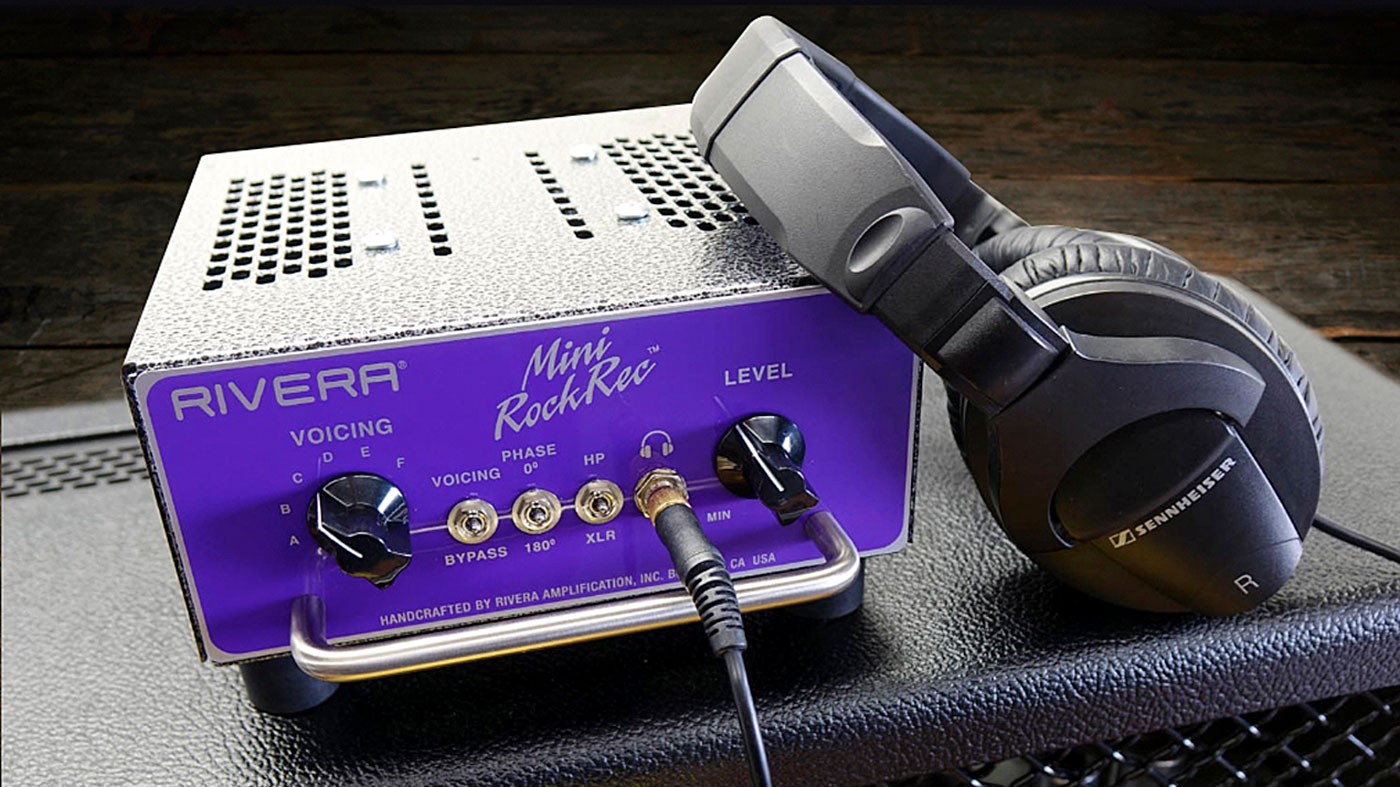 The streamlined Mini RockCrusher Recording load box has all the analogue tone you could want both on stage and in the studio