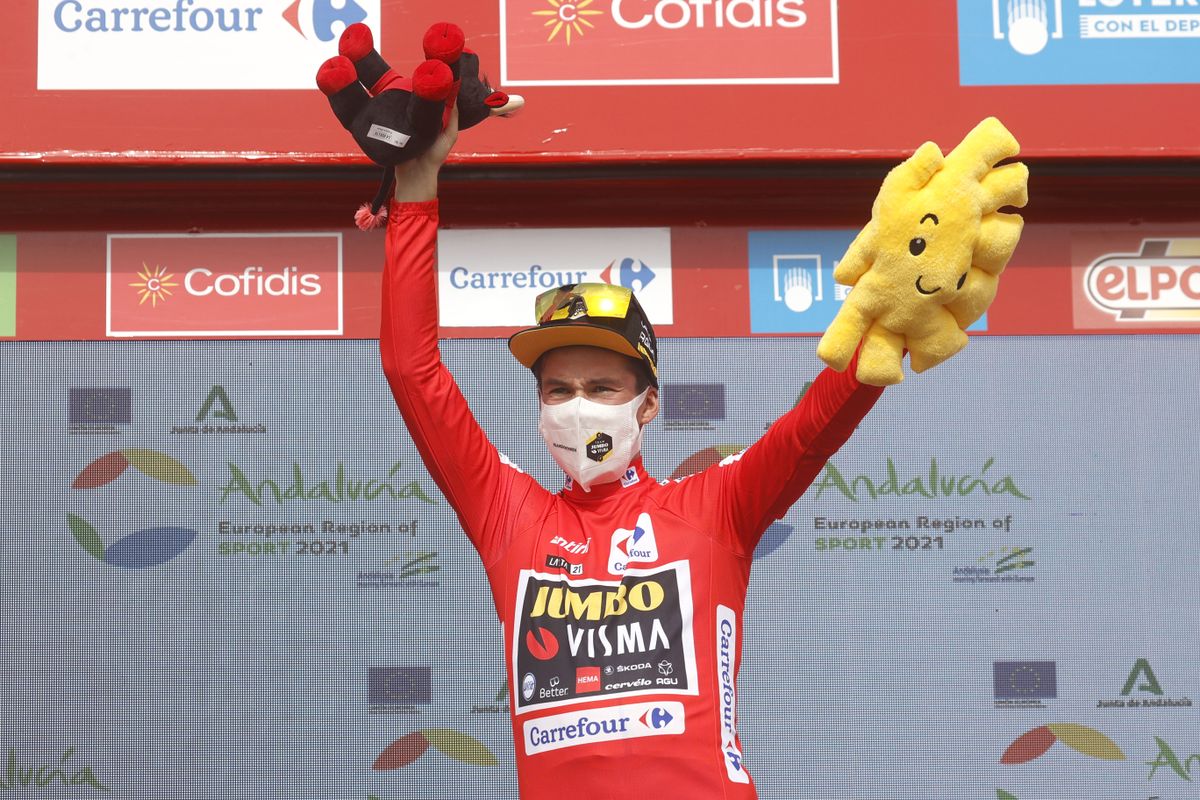Vuelta Espana 2021 - 76th Edition - 9th stage Puerto Lumbreras - Alto de Velefique 188 km - 22/08/2021 - Primoz Roglic (SLO - Jumbo - Visma) - photo Luis Angel Gomez/BettiniPhoto&Acirc;&copy;2021
